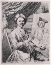 Portrait of Jan Maurits Quinckhard, the artists’ father